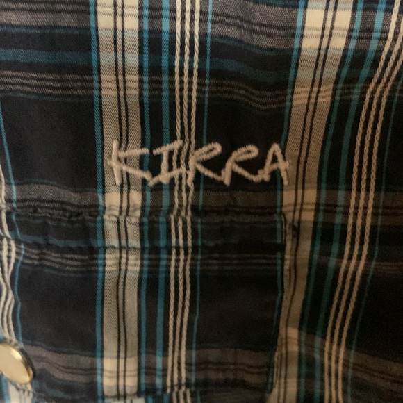 Kirra Western Pearl Snap Short Sleeve button up size Large - Picture 3 of 4